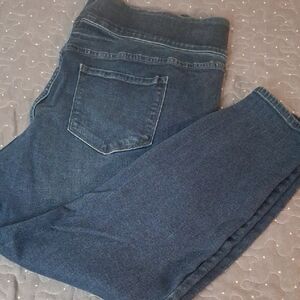 Old Navy High Rise Rockstar Super Skinny Women’s Dark Blue Jeans 22 Plus Short
